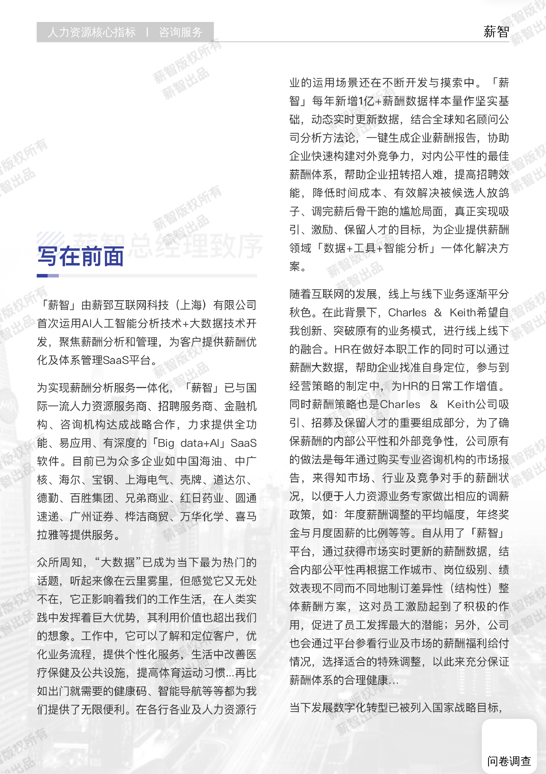 薪智2024年咨询服务行业薪酬报告56页